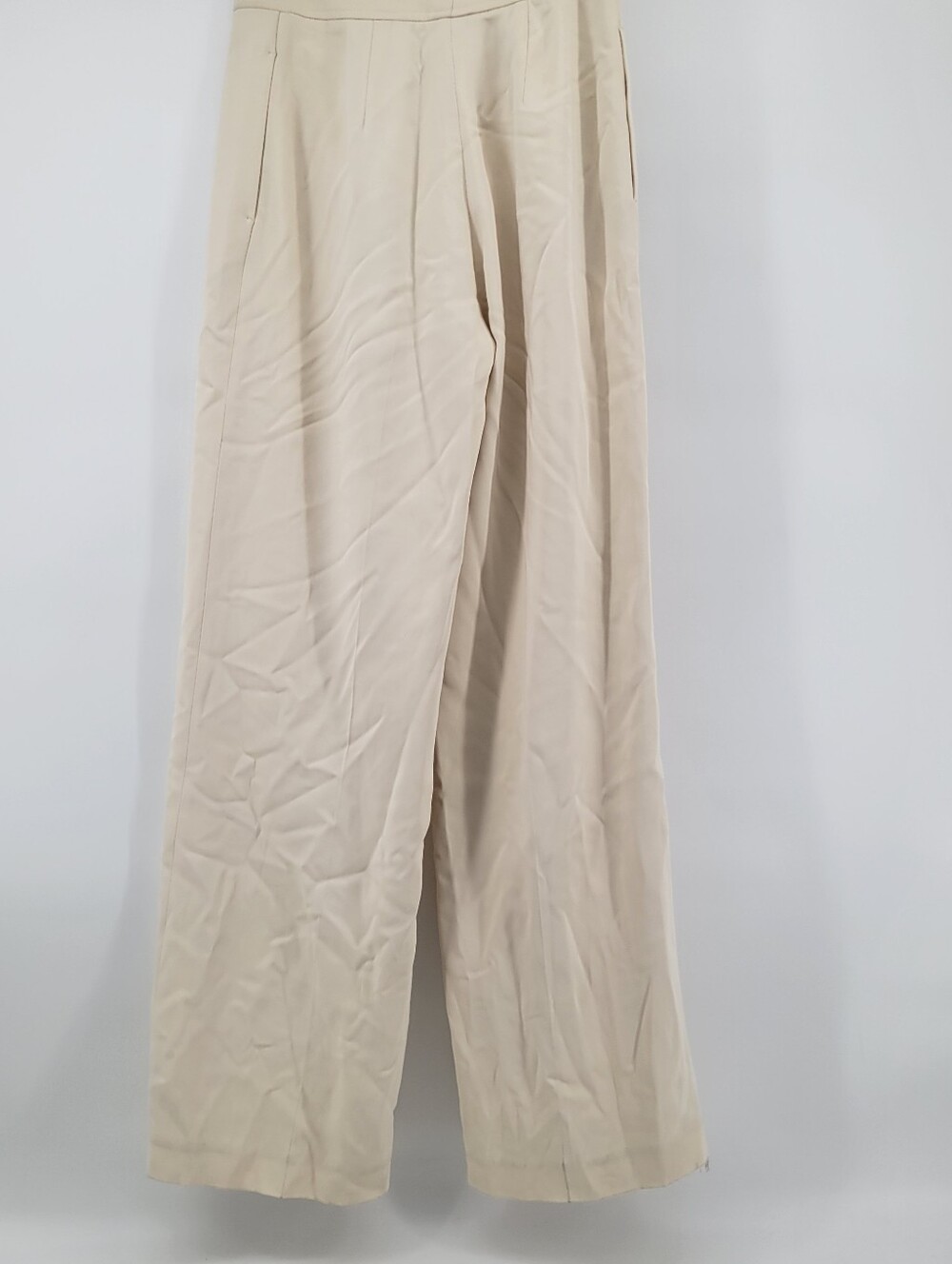 Ellie Tahari Ecro Wide Leg  Pleated Dress Pants Size 6 - Picture 3 of 7